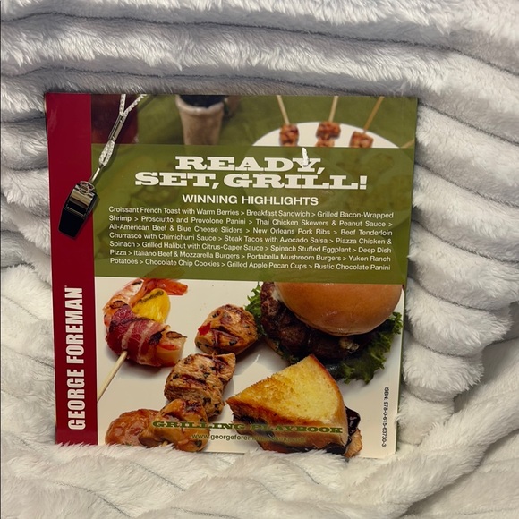 George Foreman Grilling Playbook Cookbook Paperback - Picture 1 of 1